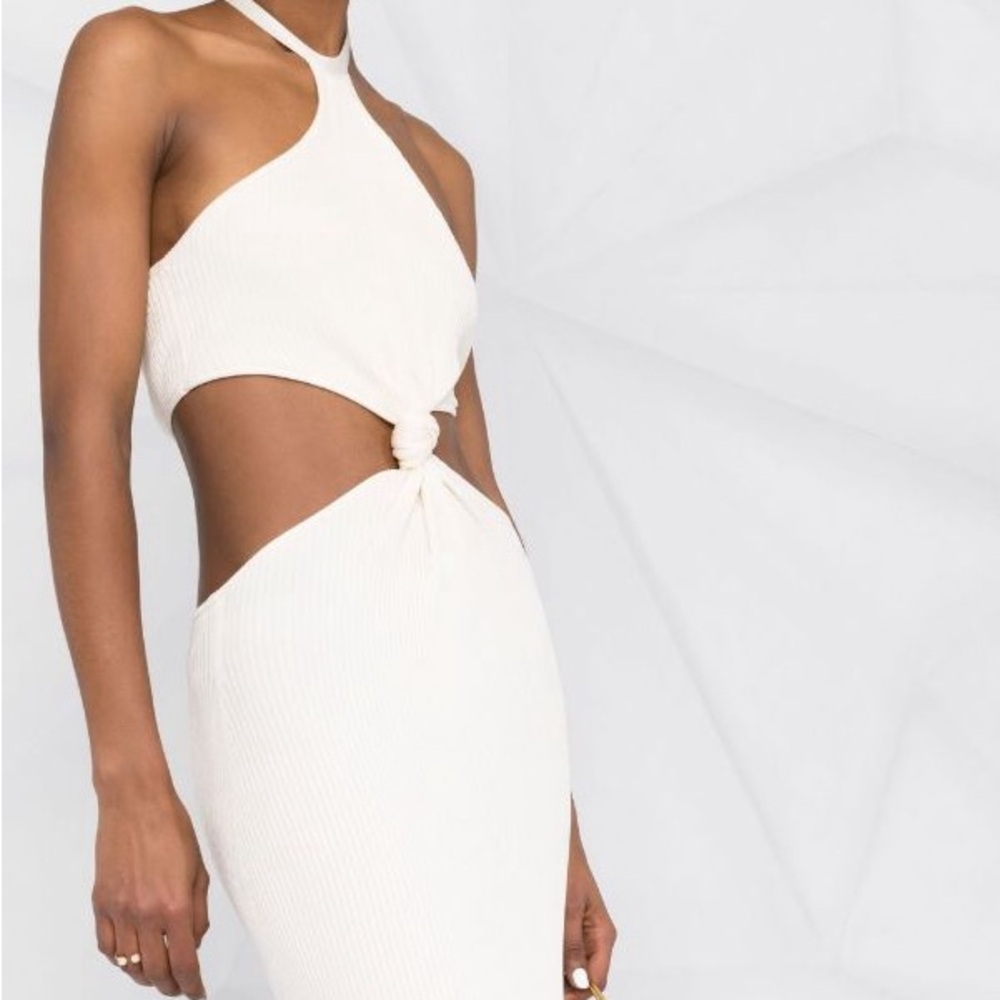 Cult Gaia Cameron ribbed cut-out dress Brand new w tags! Size: M